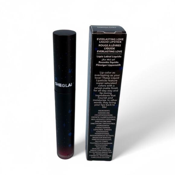 Tim Burton's Corpse Bride Everlasting Love Liquid Lipstick Rosy Cheeks Sheglam - Picture 4 of 6